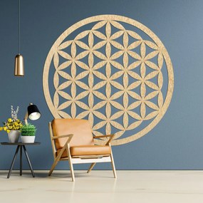 SENTOP | Decor de perete din lemn mandala floare de viață - VITAE