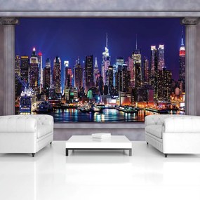 Fototapet - New York noaptea (254x184 cm)
