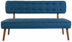 Canapea 2 Locuri, Lemn Solid, Westwood Loveseat, Albastru Cobalt