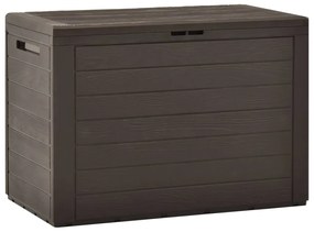 vidaXL Ladă de depozitare pentru grădină, maro, 78 x 44 x 55 cm