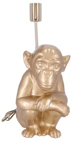 Lampa ceramica Maimuta Auriu h 35 cm