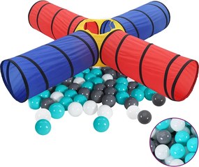 vidaXL Cort de joacă pentru copii cu 250 bile, multicolor