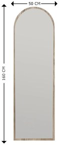 Oglinda Emma Walnut 50 x 160 cm