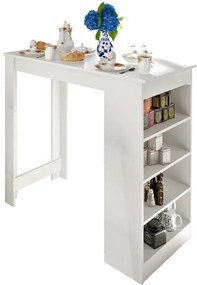 Masă de bar AUSTEN, albă