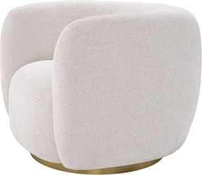 Fotoliu pivotant design elegant Roxy, lyssa off-white 115348 HZ