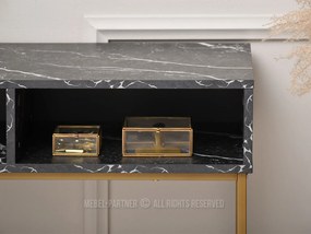 Măsuță consolă Frey (negru + auriu). 1110804