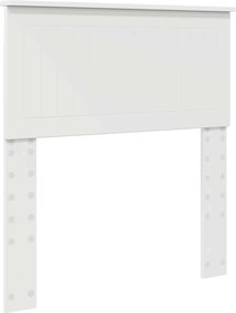 vidaXL Tăblie cap Alb 80 cm Lemn compozit