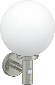 vidaXL Lumină de perete pentru exterior Argintiu 28 x 25 x 38 cm