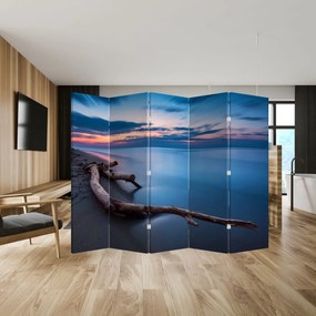 Paravan - Plaja în apus de soare (210x170 cm)