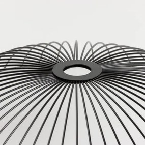 Abajur universal CURITIBA, Ø 60 cm, negru