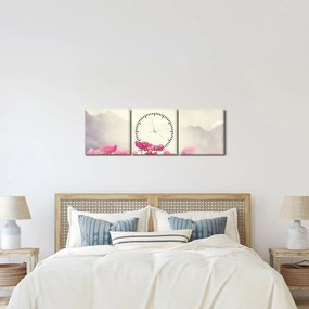 Tablou - Maci (cu ceas) (90x30 cm)