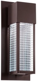 Aplică LED de exterior SOREL 1xGU10/7W/230V IP44 maro Kichler KL-SOREL2-M-LED