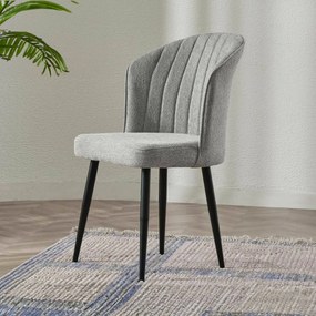 Set de scaune de sufragerie Rubi Light Grey, 2buc.