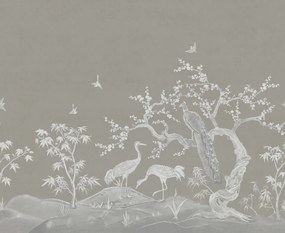 Tapet Chinoiserie Lace, Natural Beige, Rebel Walls