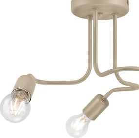 Plafonieră CHARLIE 3xE27/15W/230V bej