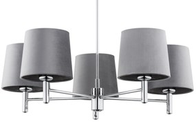 Candelabru modern design elegant BOLZANO 5L gri