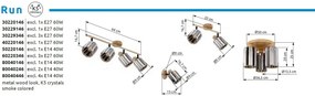 Pendul design elegant Run 13,5cm, 30220146 GL