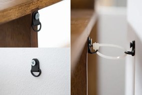 Raft din lemn de trandafir, Makassar II 180cm, Sheesham