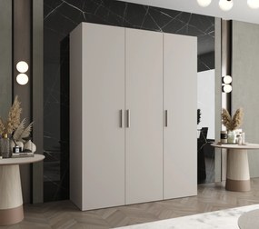 Dulap de haine 150 cm Borry 1 (Cașmir + Argintiu). 1125765