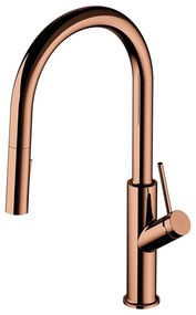 Omnires Bend baterie bucătărie pe picior cupru BE6455CP