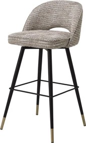 Set de 2 scaune de bar design modern LUX Cliff, bej mademoiselle 115283 HZ