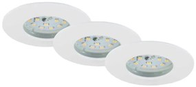 SET 3x corp de iluminat LED încastrat pentru baie Briloner 7231-036 LED/5,5W/230V IP44