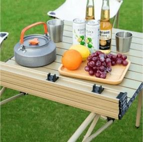 Masa pentru catering CATERFOLD 53x51 cm, bej