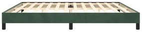Cadru de pat, verde inchis, 200x200 cm, catifea Verde inchis, 25 cm, 200 x 200 cm