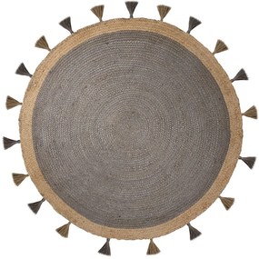Covor din iută gri ⌀ 150 cm Istanbul - Flair Rugs