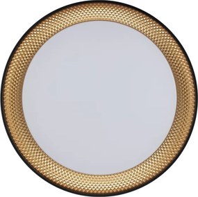Brilliant - Plafonieră LED dimabilă WALDO LED/36W/230V, negru/auriu + telecomandă