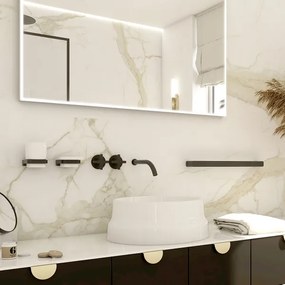 Suport de perete pentru prosoape NIMCO MAC 29035-90 MAYA 36 cm negru mat