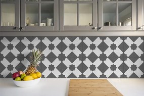 Plăci din vinil Model gri geometric