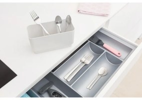 Brabantia Sinkside 1000203, Tavă de scurgere, Suport pentru ustensile, Gri deschis