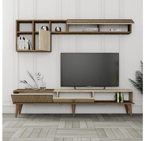 Mobilier living Milhouse set 01 (Nuc + Travertin) . 1102357
