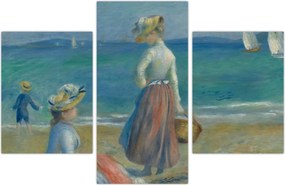 Tablou - Auguste Renoir, Figures on the Beach, reproducere (90x60 cm)