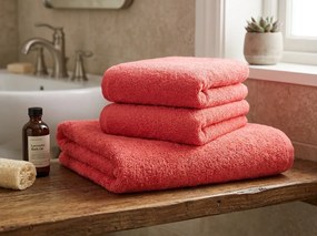 Prosop NORIELLE 50x90 cm rosu, 100% bumbac