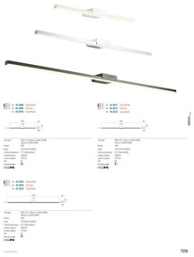Redo 01-3271 - Iluminare LED pentru oglindă de baie ASTON LED/18W/230V IP44 albă