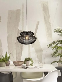 Lustra/Pendul eco din ratan Zanzibar round 40cm, bl