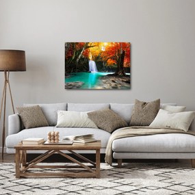 Tablou - Laguna de Smarald (70x50 cm)