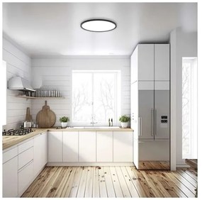 Plafonieră LED FLORI LED/18W/230V 4000K negru d. 29 cm