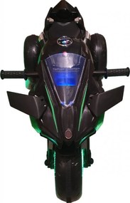 Motocicleta Electrica cu Acumulator Pentru Copii NOVOKIDS™ Ninja Trio Motocross, 3-8 ani, Max 30 kg, Cu Melodii si Lumini LED, Bluetooth, 3 Roti,