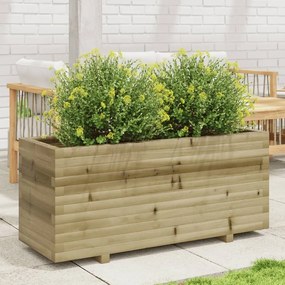 vidaXL Jardinieră de grădină, 110x40x49,5 cm, lemn de pin impregnat