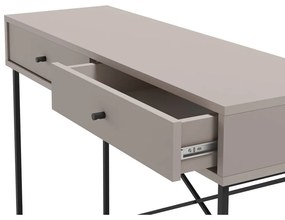 Masă consolă gri/bej 35x110 cm Titan – Marckeric