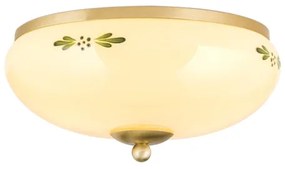 Plafonieră Orion DL 7-673 LANDHAUS 2xE27/60W/230V d. 28 cm bronz/bej