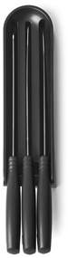 Set de 3 cutite Brabantia Tasty+ 1001176, Otel calit, Rezistent la zgarieturi si coroziune, Gri inchis