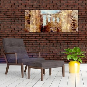 Tablou - Erechtheion, Atena, Grecia (120x50 cm)
