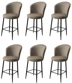 Set de scaune de bar Fora Cappuccino, 6 buc., 6 buc.