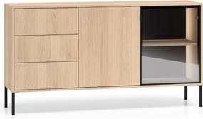 Comodă cu sertare și iluminare Harmona 160 cm - stejar lindberg