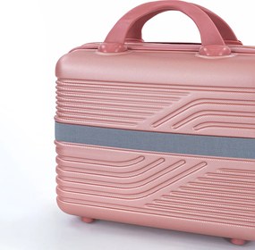 TraveLux Urban travel duffel cu capac dur 23x30x14 cm roz somon