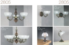 Candelabru clasic cu 5 brate design italian 2805